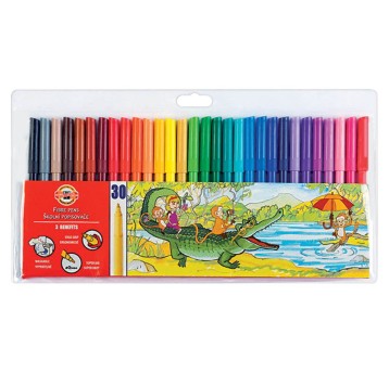 KIN FLAMASTRY SZKOLNE 771002/CJ 30 KOL W FOL 3333