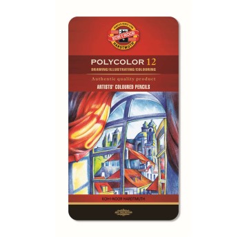 KIN KREDKI POLYCOLOR 3822 12 KOL. OP. METAL, 4809