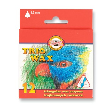 KIN KREDKI TRIO WAX 8272/1 12 KOL. 8,2 MM 7207