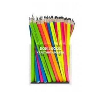 KIN OŁÓWKI GRAFIT 1870/B TRIOGRAPH MIX FLUO (120)