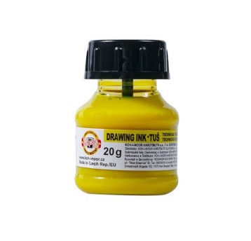 KIN TUSZ KREŚL FLUORESC 1417900 ŻÓŁTY 20 G.