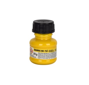 KIN TUSZ KREŚLARSKI 1417002 ŻÓŁTY 20 GR. 9566