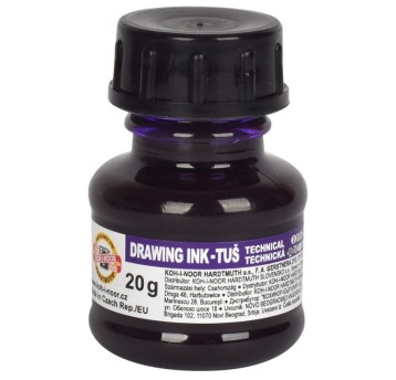 KIN TUSZ KREŚLARSKI 1417006 FIOLETOWY 20 G. 9641