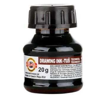 KIN TUSZ KREŚLARSKI 1417009 BRĄZOWY 20 G.9702