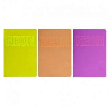 KIN ZESZYT NEON PP A4 42 KARTKI 80 G. KRATKA A'10