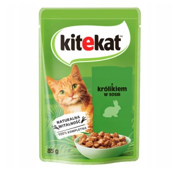 KITEKAT KARMA SASZETKA SOS KRÓLIK 85G