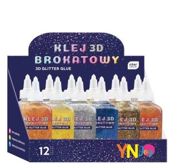 KLEJ BROKATOWY 3D 6KOL 40G YNJOY A'12 4992