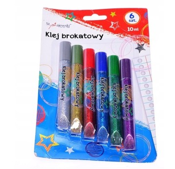 KLEJ BROKATOWY NA BLISTRZE 6x10ML JMD 8596