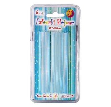 KLEJ DO PISTOLETU JB07-BZ BEZBARWNY 6SZT. 7MM 2972