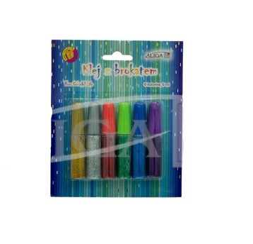 KLEJ Z BROKATEM 6ML 6KOL 1350