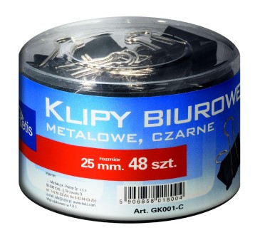 KLIPY 19MM 40SZT. TUBA GK001-B 7991