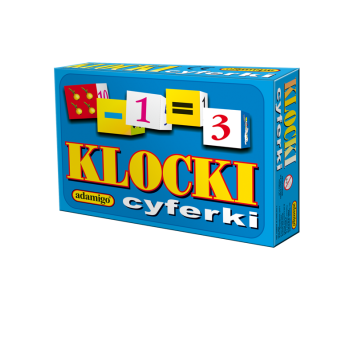 Klocki 12 elementowe cyferki 3815