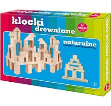 Klocki drewniane naturalne 0543