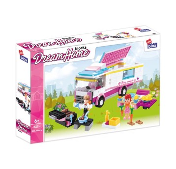 KLOCKI KONSTR ALLEBLOX GIRL 337EL 40X27X6 18/36