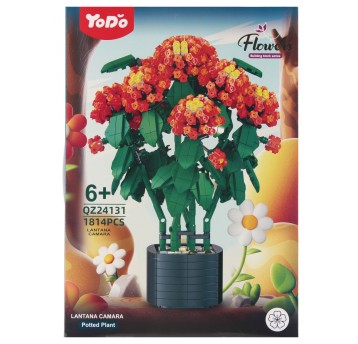 KLOCKI KONSTR KWIATY 1814SZT 29X41X6 MC PUD18 3787