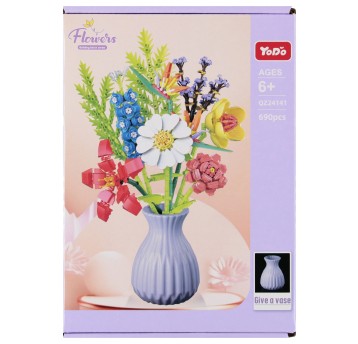 KLOCKI KONSTR KWIATY 690SZT 17X24X12 MCPUD18 3855