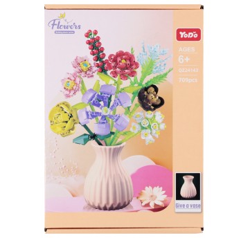 KLOCKI KONSTR KWIATY 709SZT 17X25X12 MC PUD18 6862