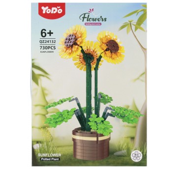 KLOCKI KONSTR KWIATY 730SZT 29X41X6 MC PUD18 3794