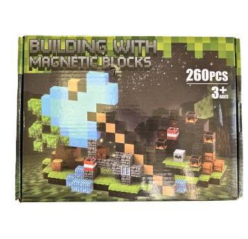 KLOCKI MAGNETYCZNE 260EL MINECRAFT 9457