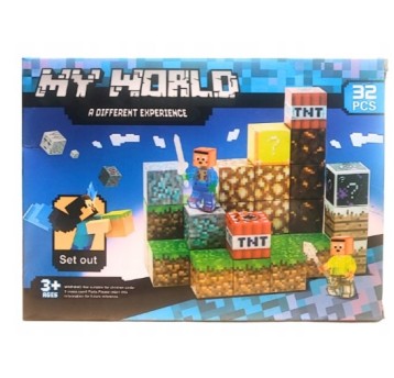 KLOCKI MAGNETYCZNE 32EL MYWORLD