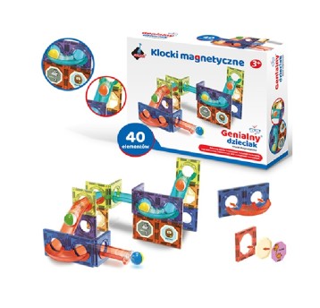 KLOCKI MAGNETYCZNE 40 ELEMENTÓW 7942