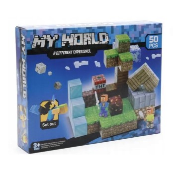 KLOCKI MAGNETYCZNE 50EL MYWORLD 6226