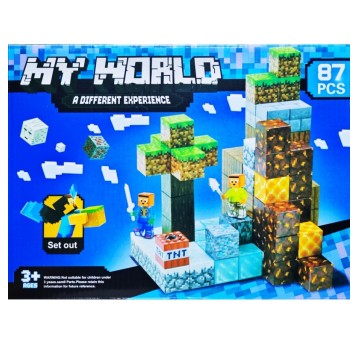 KLOCKI MAGNETYCZNE 87EL MYWORLD 6233