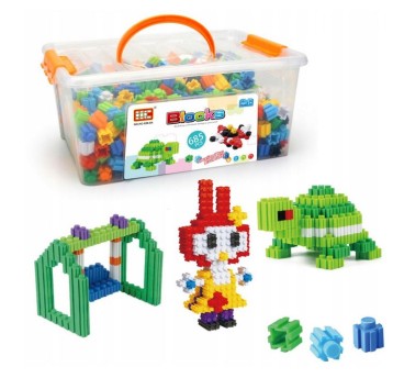 KLOCKI MAŁYCH GENIUSZY - 685 ELEMENTÓW 2602