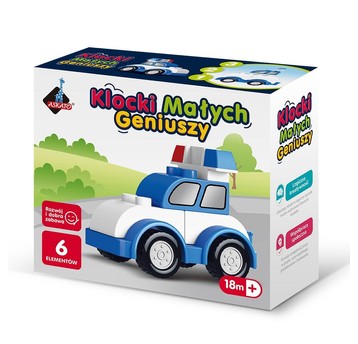KLOCKI MAŁYCH GENIUSZY AUTKO 6 EL. 7828