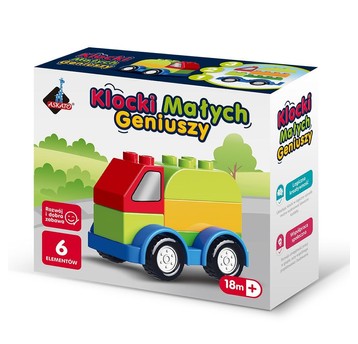 KLOCKI MAŁYCH GENIUSZY AUTKO 6 EL. 7835