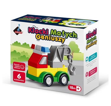 KLOCKI MAŁYCH GENIUSZY AUTKO 6 EL. 7842