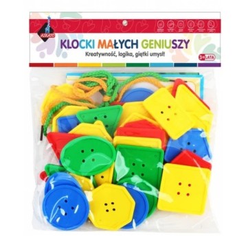 KLOCKI MAŁYCH GENIUSZY - GUZIKI 42 ELEMENTY