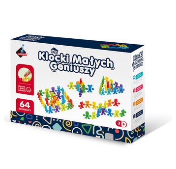 KLOCKI MAŁYCH GENIUSZY LICZMANY 64EL 5206