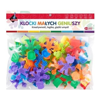 KLOCKI MAŁYCH GENIUSZY LICZMANY ZWIERZĄTKA 34 ELEM