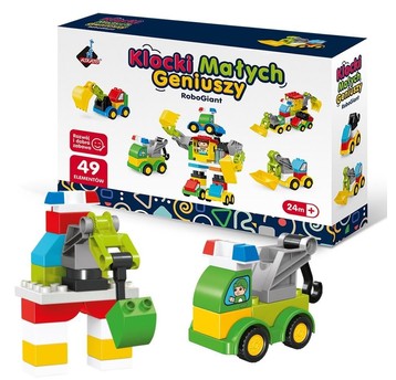 KLOCKI MAŁYCH GENIUSZY ROBOGIANT 49 ELEM. 0732