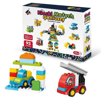 KLOCKI MAŁYCH GENIUSZY ROBOGIANT MAXI 93 ELEM 0749