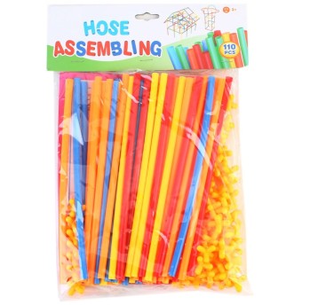 KLOCKI MAŁYCH GENIUSZY - SŁOMKI 110 ELEMENTÓW