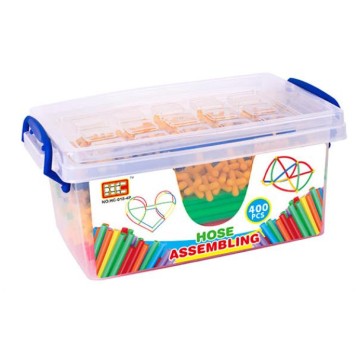 KLOCKI MAŁYCH GENIUSZY - SŁOMKI 400 ELEMENTÓW