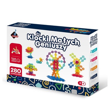 KLOCKI MAŁYCH GENIUSZY ŚNIEZYNKI 280 EL. 7866