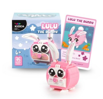 KLOCKI SNAPETS KRÓLIK RÓŻOWY KIDEA 8930