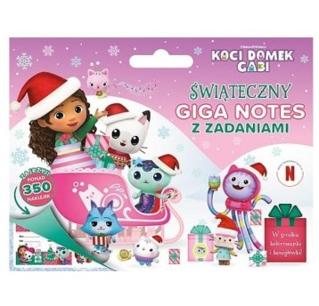KOCI DOMEK GABI. GIGANTYCZNY ŚWIĄTECZNY NOTES 4450