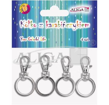 Kółka z karabińczykiem