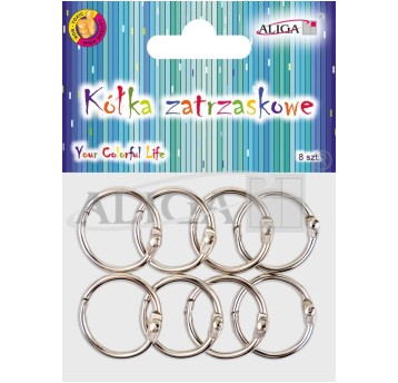 Kółka zatrzaskowe PH-8848 metalowe,rozm.2,5cm,8848