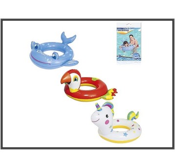 KOŁO DO PŁYWANIA DELFIN JEDNOROŻ PAPUGA 84CM 2384