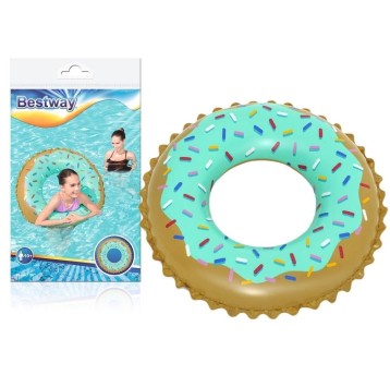 KOŁO DO PŁYWANIA DONUT MIĘTOWY 91CM 36300 7403
