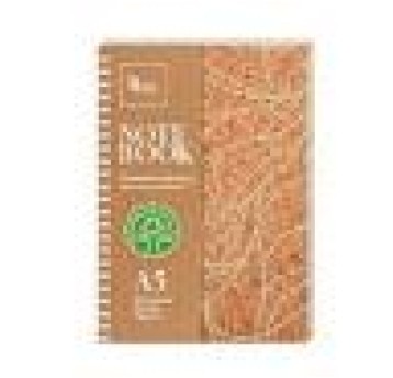 Kołonot.A5,opr.kork.70g/m2, 80ark.A`1 3414
