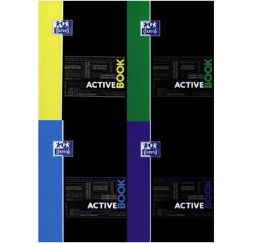 KOŁONOTATNIK A4+/80K KRATA OXF ACTIVEBOOK 6654
