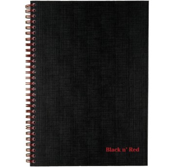 KOŁONOTATNIK B5/70K BLACK N'RED KRATA A'5 0296