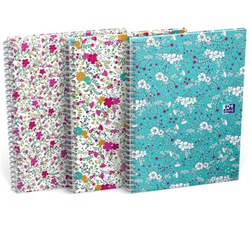 KOŁONOTES OXFORD FLORAL 2SPI A5/60K LINIA 3357 A'5