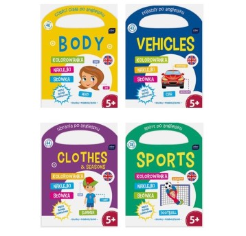 KOLOROWANKA A4/16 Z RACZKĄ ANGIELSKA II 3355 A'10